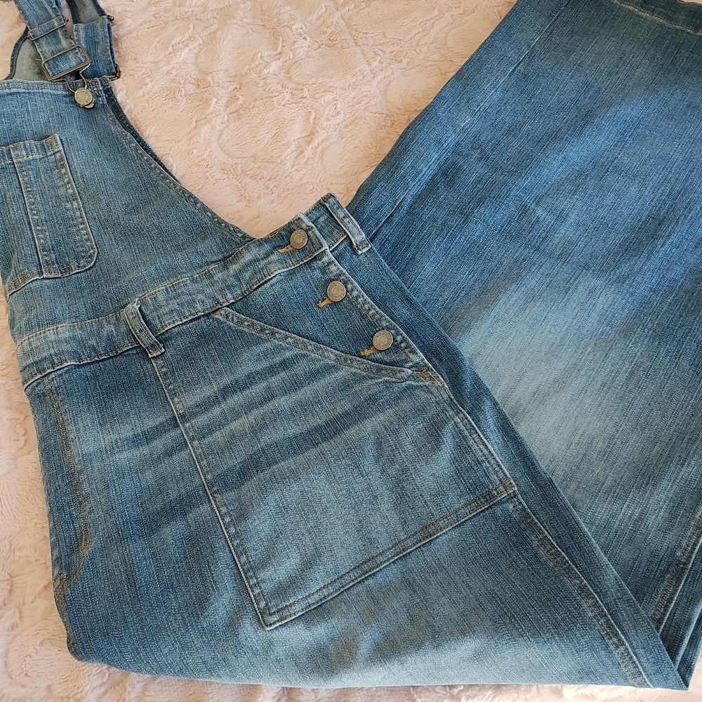 Wide Leg Overalls
